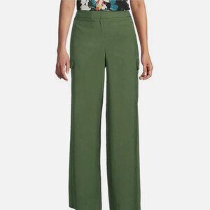Investments Woman’s Wide Leg Bronze Green NWT M Cargo Pants